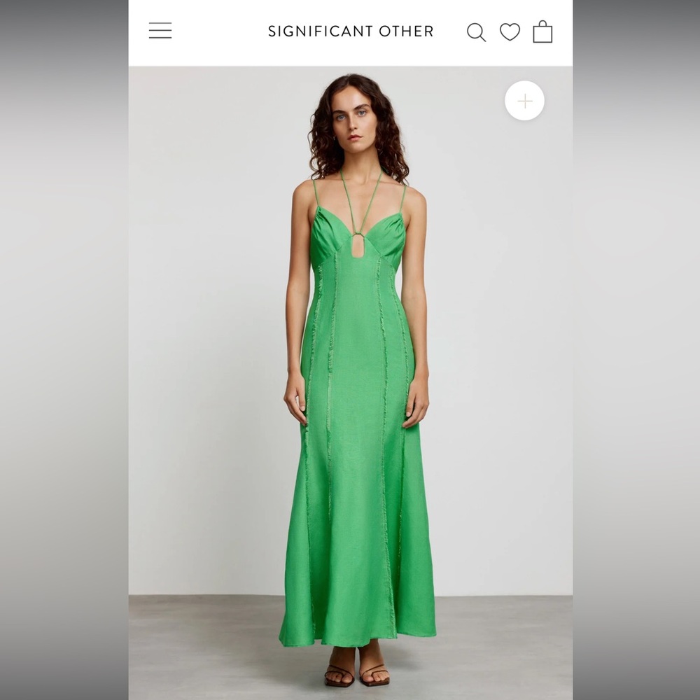Significant Other Green Dress